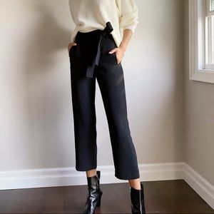 Aritzia tie-front jallade pants